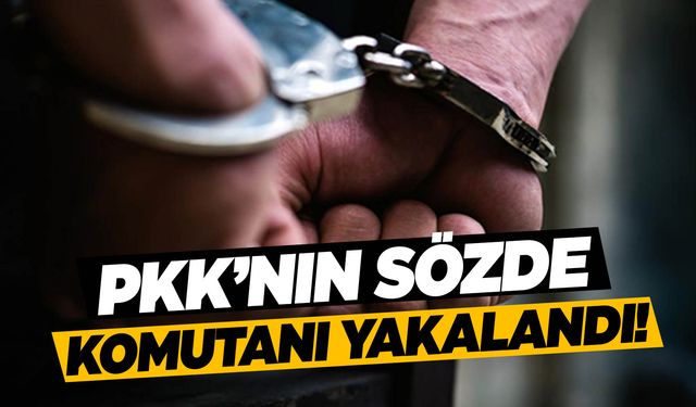 Manisa’da PKK’ya operasyon! PKK’nın sözde özel kuvvetler grup komutanı yakalandı!