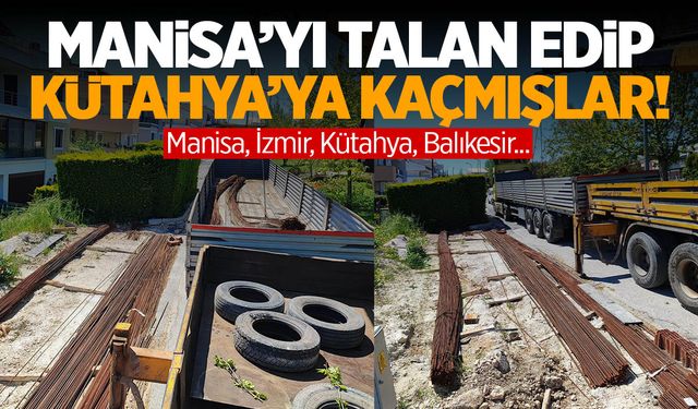 Manisa'daki hırsızlık çevre illere yayılmak üzereydi!