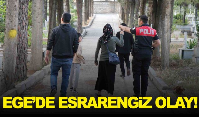 Ege’de bir garip olay… ‘Mezarlıkta bebek ağladı’ dedi, polis harekete geçti!