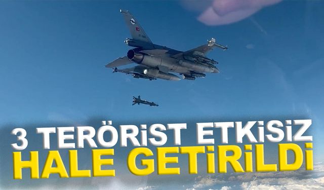MSB duyurdu! Kandil'de 3 PKK/YPG’li terörist etkisiz