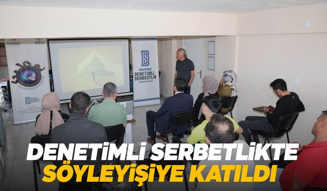 Ödüllü fotoğrafçı denetimli serbestlikte söyleşiye katıldı