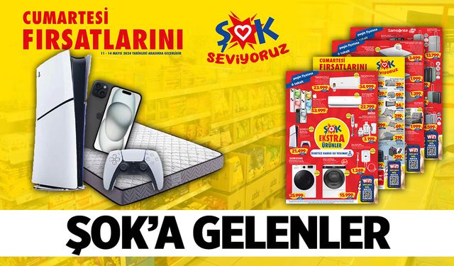 Playstation 5 geliyor! ŞOK market indirimli ürünler kataloğu (11-14 Mayıs)