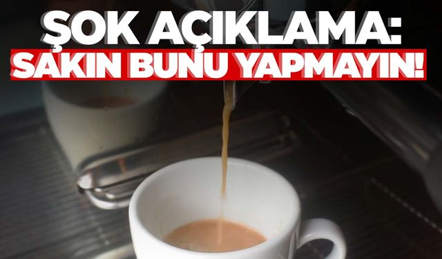 Şok açıklama: Sakın bunu yapmayın! Mideye...