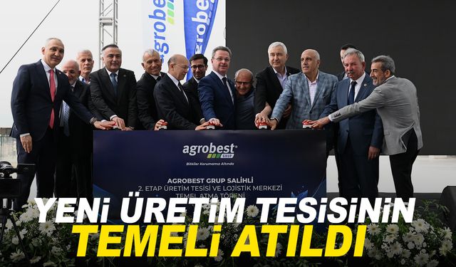 Salihli OSB'de yeni üretim tesisinin temeli atıldı