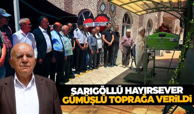 Sarıgöllü hayırsever kendi yaptırdığı camiden son yolcuğuna uğurlandı