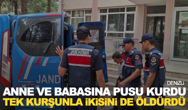 Tek kurşunla hem annesini hem de babasını vurdu!