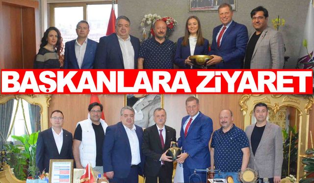 Ticaret Borsası’ndan yeni başkanlara ziyaret