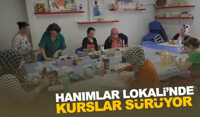 Topçuasım Hanımlar Lokali’nde kurslar sürüyor