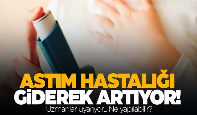 Türkiye’de astım hastalığı artış gösteriyor!