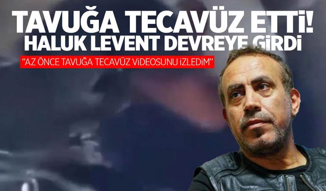 Yok artık! Tavuğa tecavüz etti... Haluk Levent hemen adres sordu