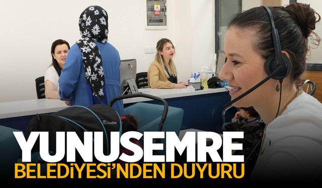 Yunusemre Belediyesi'nden duyuru! Taleplere cevap verilecek