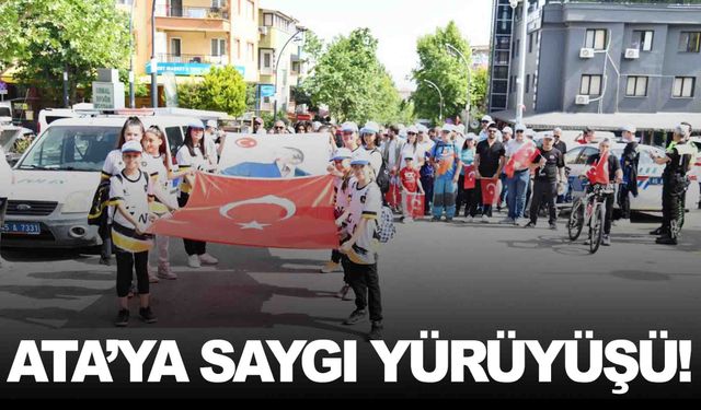 Yunusemre’de Ata’ya Saygı Yürüyüşü