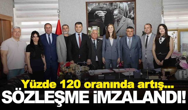 Şehzadeler’de sözleşme imzalandı… Yüzde 120 oranında…