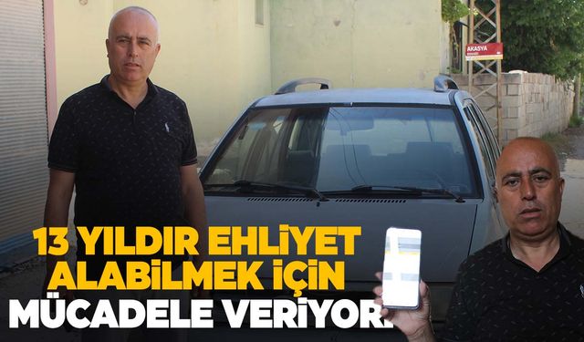 13 yılda 18 kez sınava girdi… Ehliyetine kavuşamadı!