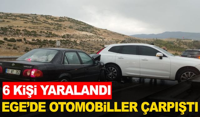 Ege’de feci kaza! 6 kişi yaralandı…