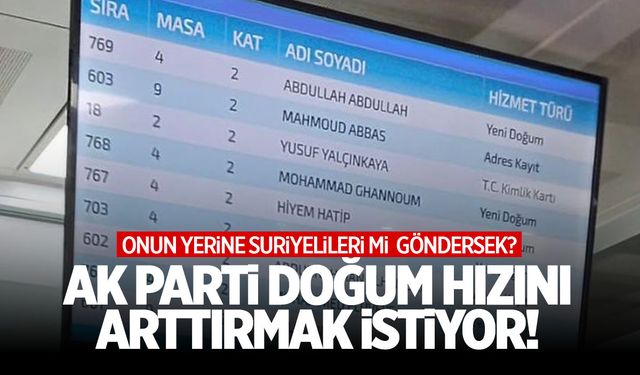 AK Parti'den yeni hamle: Düşen doğum hızını arttırmak için 3 adım