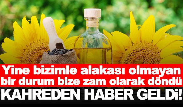 Ayçiçek yağından cep yakan haber… Kısa sürede raflara yansır!