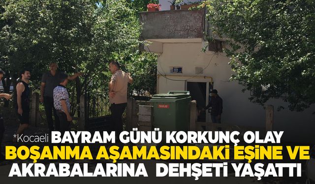 Bayram kanlı bitti! Eşini bıçaklayarak kurşun yağdırdı!