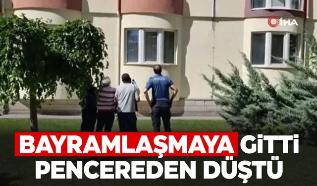 Bayramlaşmaya giden çocuk 9. kattan düştü!