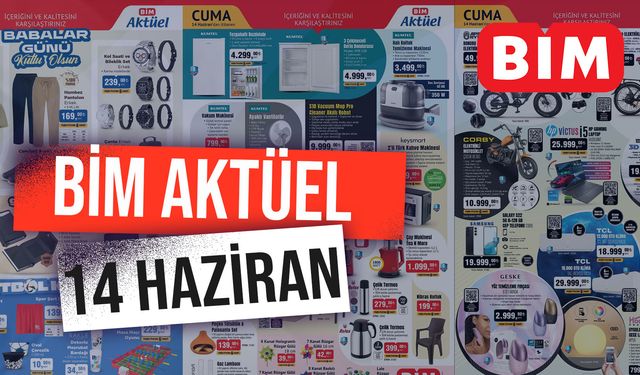 BİM Vantilatör ve Klima İndirimi! BİM 14 Haziran Aktüel Kataloğu: Halı Koltuk Yıkama Makinesi, Akıllı Robot Süpürge...