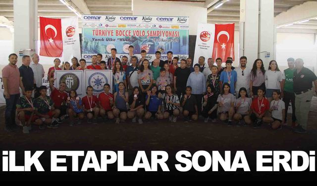 Bocce Volo Türkiye Şampiyonası’nda ilk etaplar sona erdi