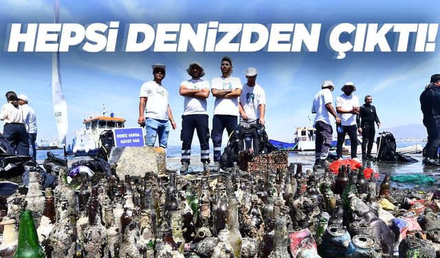 Denizin dibinden çıkanları görenler şok oldu! Sepet, cep telefonu…