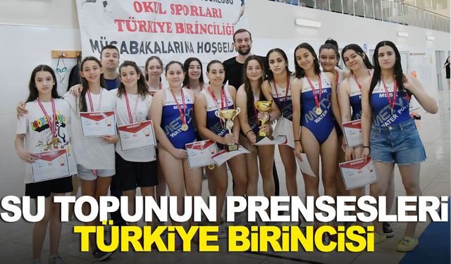 Su topunun prensesleri Türkiye Birincisi