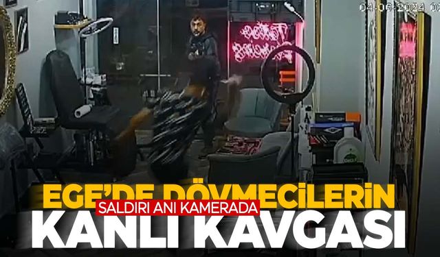 Ege’de dövmecilerin kavgasında kan aktı!