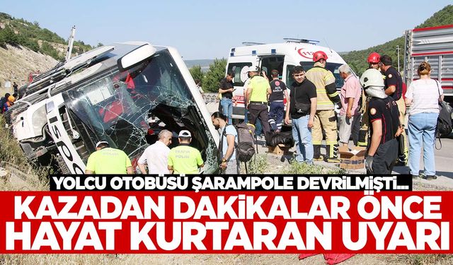 Ege’de yolcu otobüsü devrilmişti… Hayat kurtaran detay ortaya çıktı!