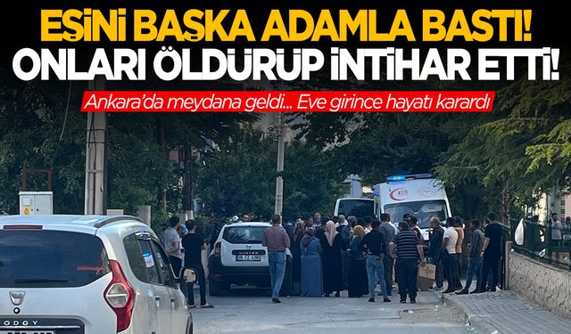 Eve girer girmez ortalık kan gölüne döndü! 2 çocuk annesi eşini başka biriyle bastı!