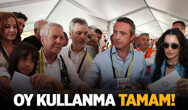 Fenerbahçe'de oy verme işlemi tamamlandı