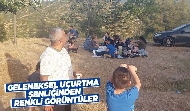 Geleneksel Uçurtma Şenliği renkli görüntülere sahne oldu