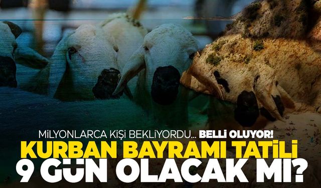 Gözler Kabine’ye çevrildi… Bayram tatili 9 gün olacak mı?