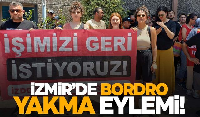 İzmir Büyükşehir’de kriz devam ediyor... Memurlar bordro yaktı!