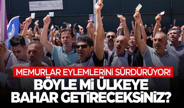 İzmir Büyükşehir’de sular durulmuyor! Memur eylemleri sürüyor!