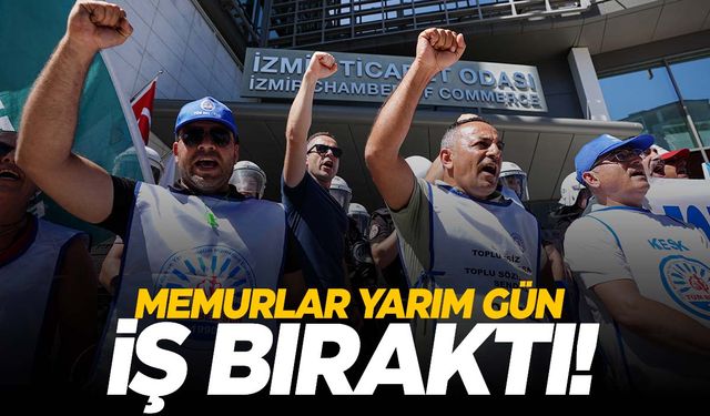 İzmir Büyükşehir’de TİS krizi sürüyor… Memurlar iş bıraktı!