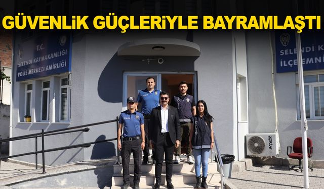 Kaymakam Kara, güvenlik güçleriyle bayramlaştı