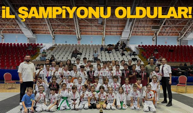 Manisa BBSK karate takımı il şampiyonu oldu