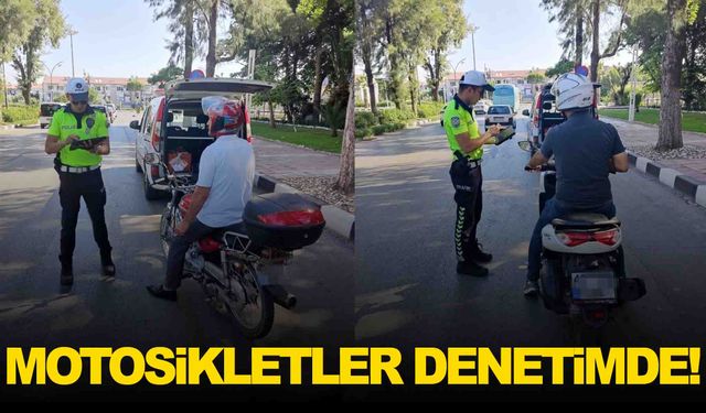 Manisa emniyetinden motosiklet denetimi… 1.3 milyon TL ceza!