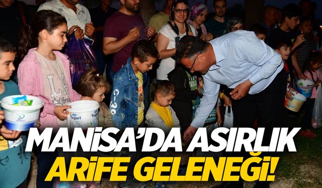 Manisa'da asırlık arife geleneği! Mezarlıklarda toplanıyorlar