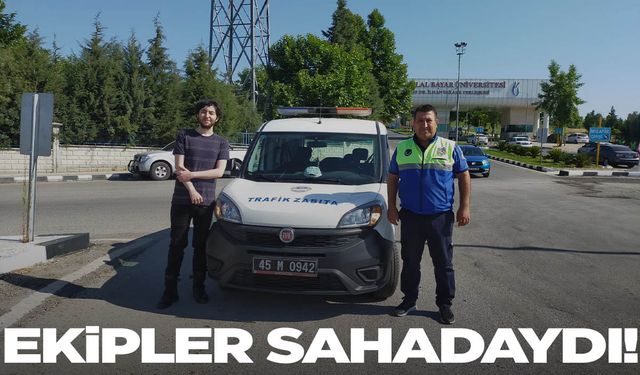 Manisa’da ekipler öğrenciler için sahadaydı