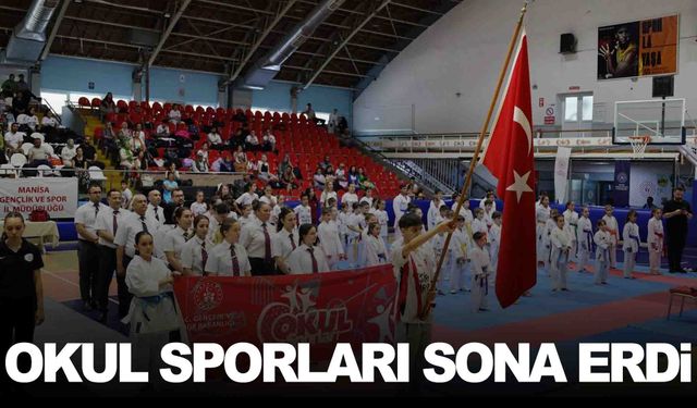 Manisa’da okul sporları sona erdi