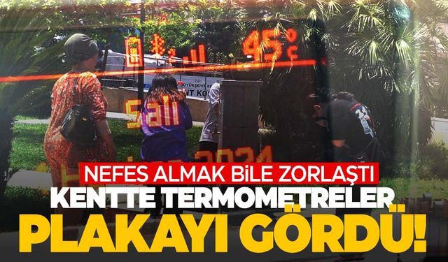 Manisa’da termometreler plakayı gördü!