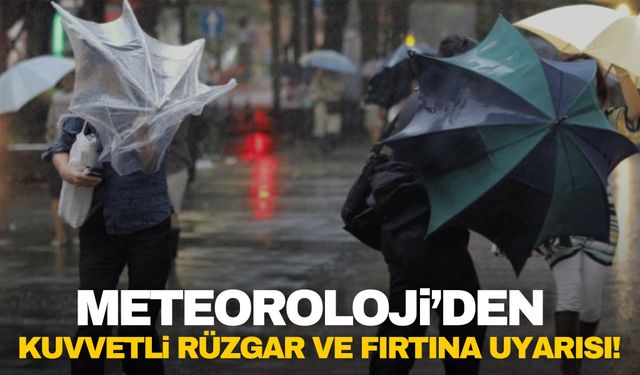 Meteoroloji Manisa’yı uyardı! Fırtına geliyor!