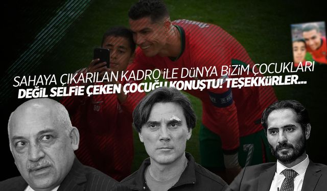 Ronaldo ile selfie çeken çocuğu dünya konuşuyor! Bizim Çocuklar unutuldu... İşte o selfie