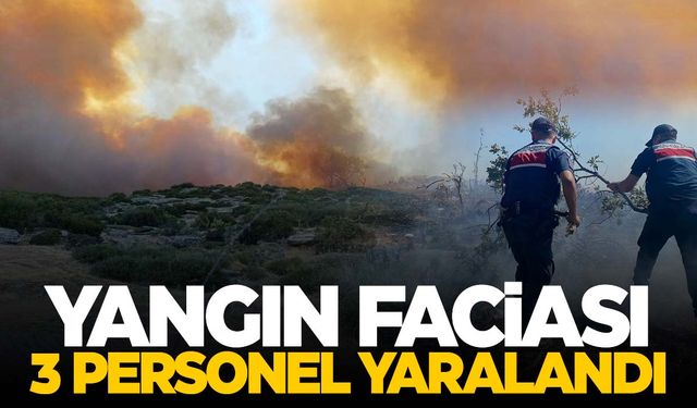 Salihli’deki yangında 3 personel yaralandı!