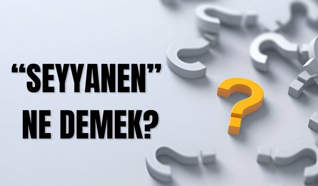 Seyyanen Ne Demek? TDK'ya Göre Ne Anlama Gelir? Seyyanen Zam Nedir?