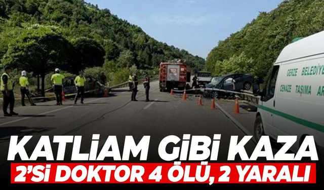 Sinop’ta korkunç kaza! Yanarak can verdiler: 4 ölü, 2 yaralı