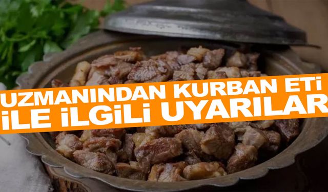 Uzmanlar yoğun et tüketimine karşı uyardı