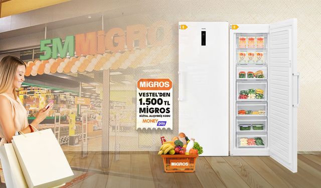 Vestel’den 1.500 TL’lik Migros hediye çeki